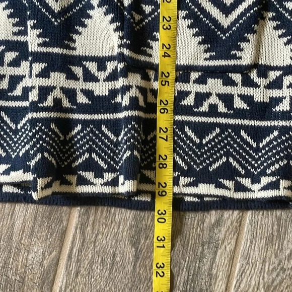 Chaps Southwest long cardigan sweater Toggle Shawl collar Women’s XS Aztec NWT - Picture 7 of 12